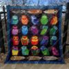 Colorful Owls Quilt Blanket Ypm0  Quilt